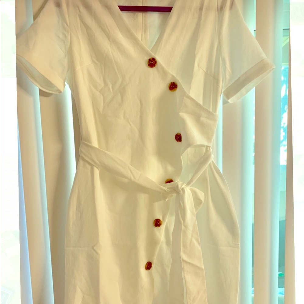 Never worn Summer white dress Zara free people